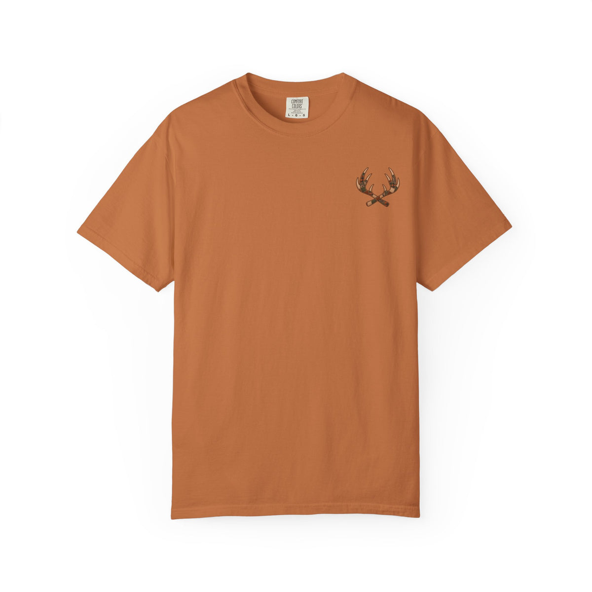 Faux Patchwork Whitetail Deer Shirt, Buck Hunting Tee, Rustic Deer Hunter Gift