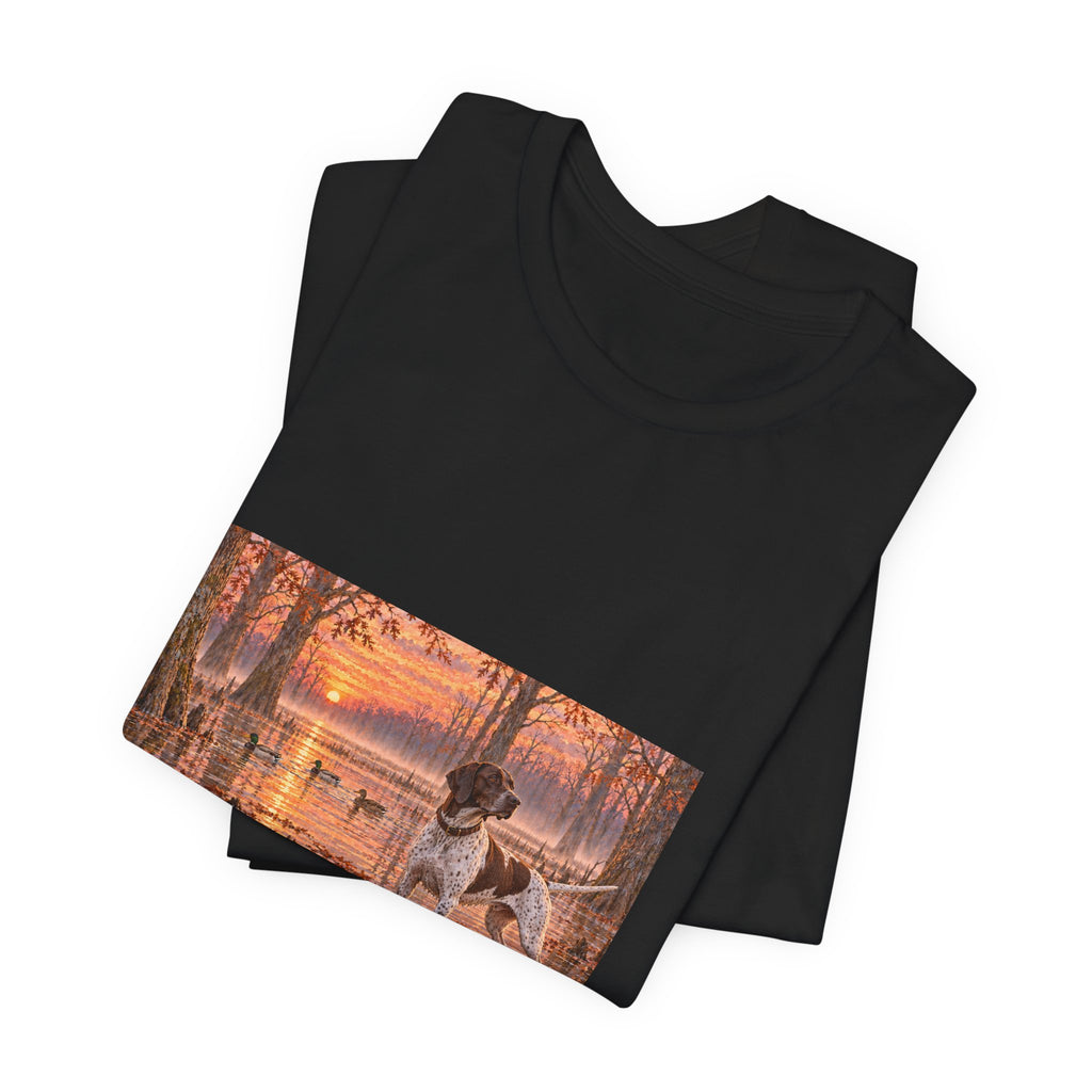 Cypress Swamp Sunrise Dog T-Shirt
