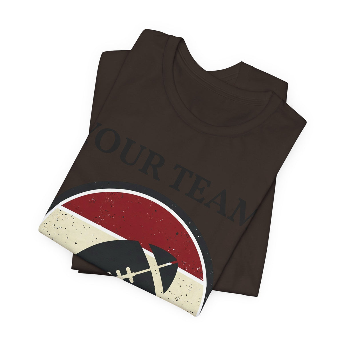 Retro Football Season Tee | Vintage Stripes Grunge Football Shirt