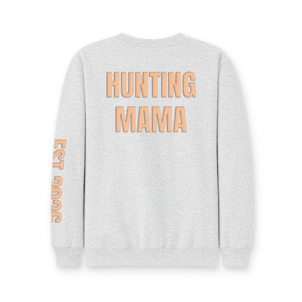 Personalized Hunting Mama Sweatshirt, Good Times Wild Memories, Hunter Orange Puff Sweatshirt, Custom Hunting Mom Gift