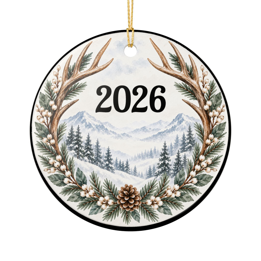 Personalized Christmas Ornament, Custom Name Family Keepsake, Hunter Ornament, Christmas Gift for Family, Friends or Memorial