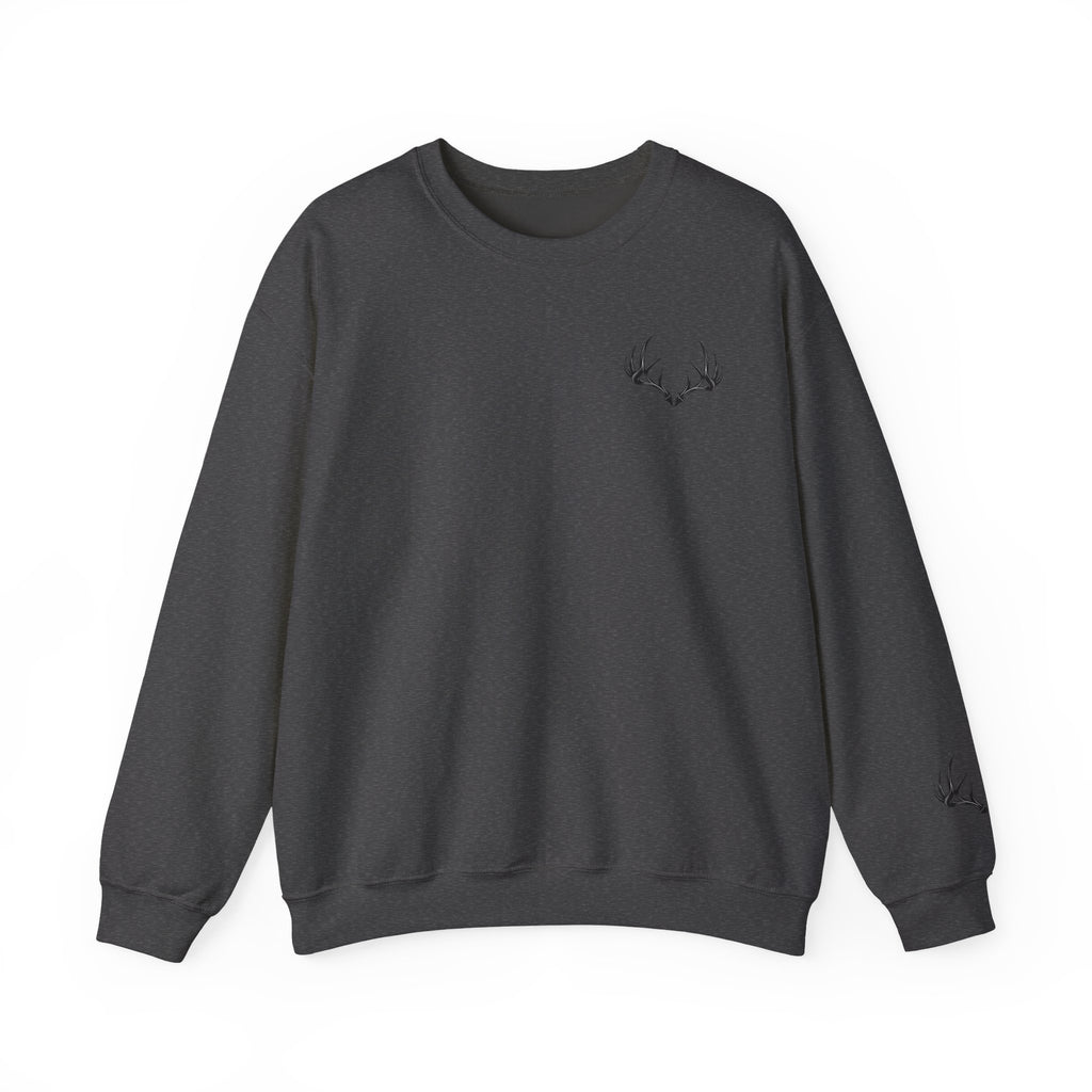 Light Pink Whitetail Deer Hunting Sweatshirt – Buck Hunter Crewneck