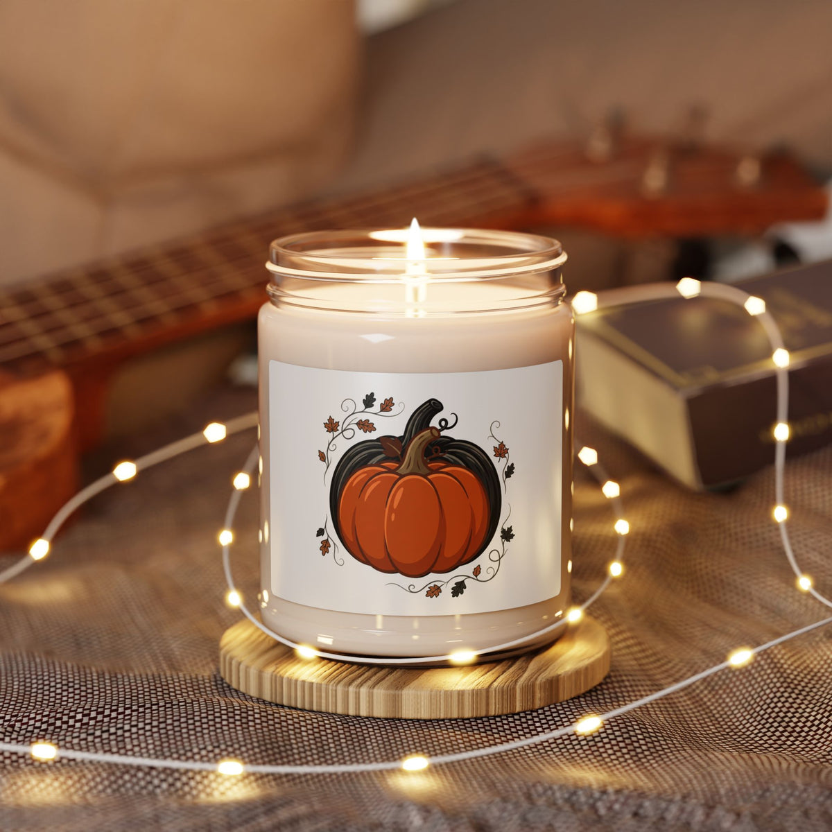 Hunt or Haunt Scented Candle, Halloween spooky hunting soy jar