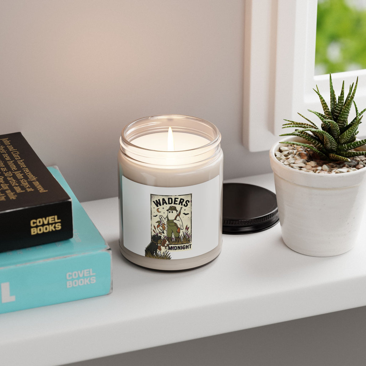 Waders Midnight Candle, Soy Jar | Spooky Hunting, Rustic Outdoors