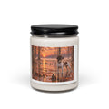 Autumn Duck Hunt Soy Candle — 9oz Scented Jar with Pointer Dog Lakeside Scene