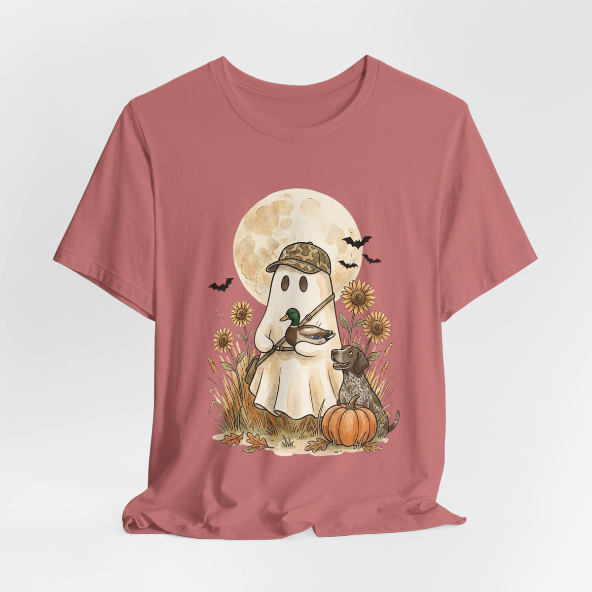 Ghost Hunting Tee | Spooky Hunting, Harvest Moon Halloween Shirt