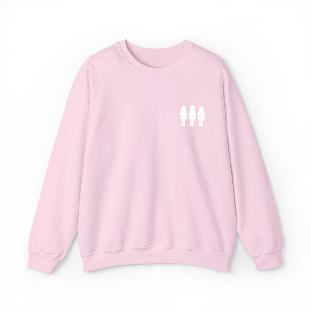 Three Nutcrackers Embroidered Crewneck Sweatshirt | Christmas Sweater