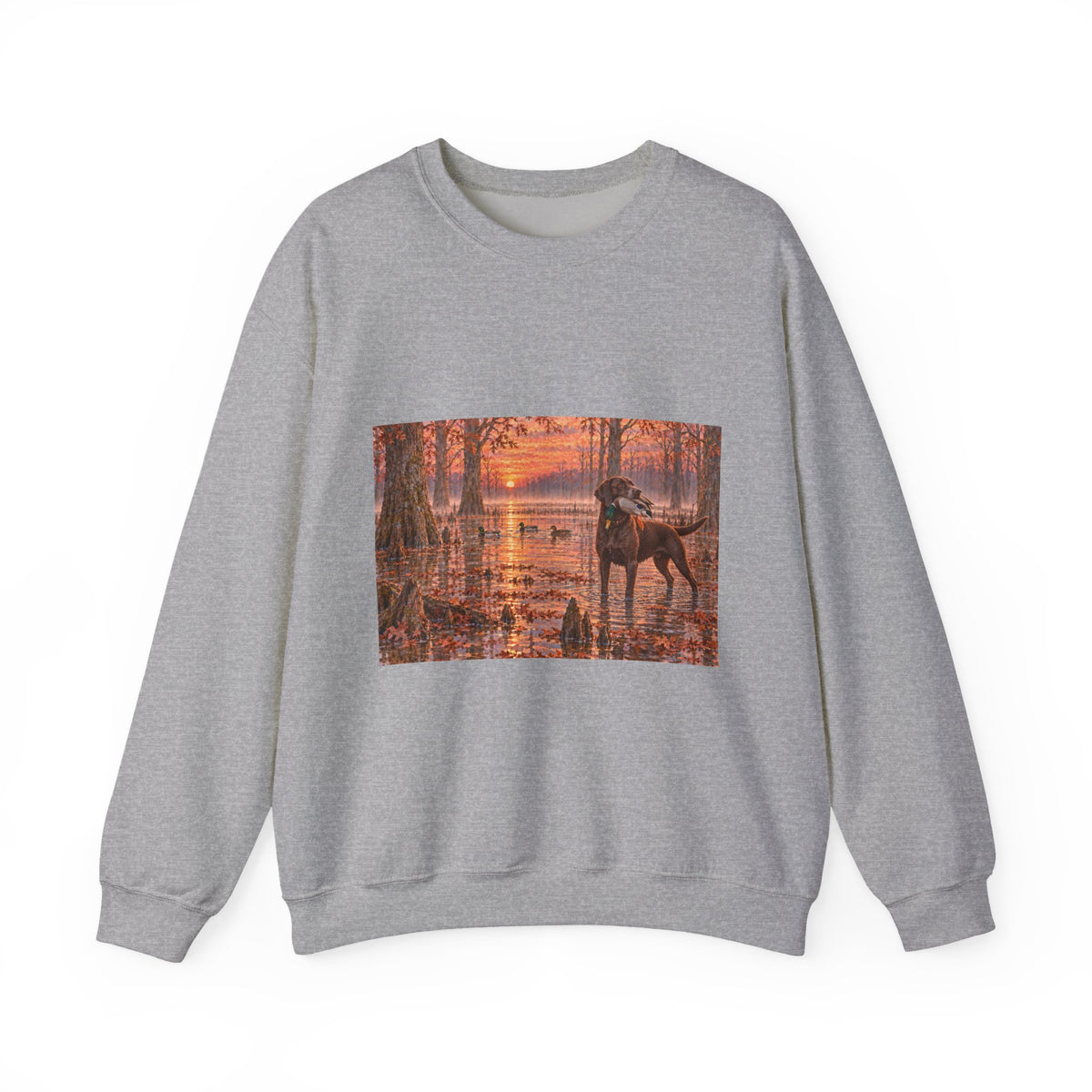 Moose at Sunset Crewneck Sweatshirt
