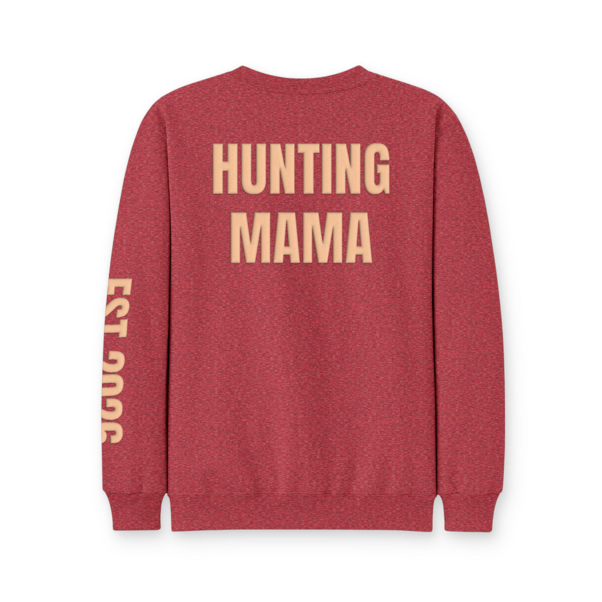 Personalized Hunting Mama Sweatshirt, Raising the Next Generation, Hunter Orange Puff Sweatshirt, Custom Hunting Mom Gift