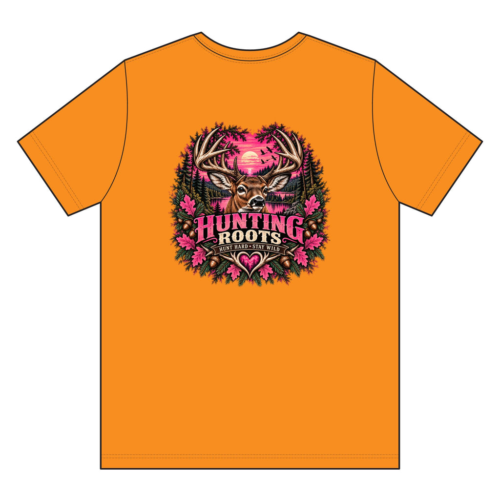 Deer Hunting Pink Shirt, Hunting Tails Tee, Deer Hunting T-Shirt, Deer Hunter Gift, Deer Season Shirt, Hunting Camp Shirt, Pink Safety Shirt