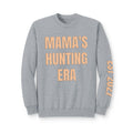 Personalized Hunting Mama Sweatshirt, Raising My Little Hunting Buddy Shirt, Hunter Orange Puff Sweatshirt, Custom Mom Hunting Gift