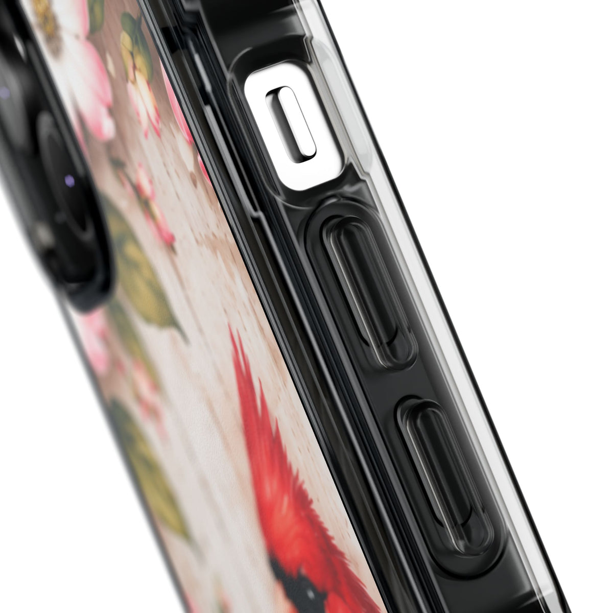 Clear Magnetic Phone Case Cardinal Scene