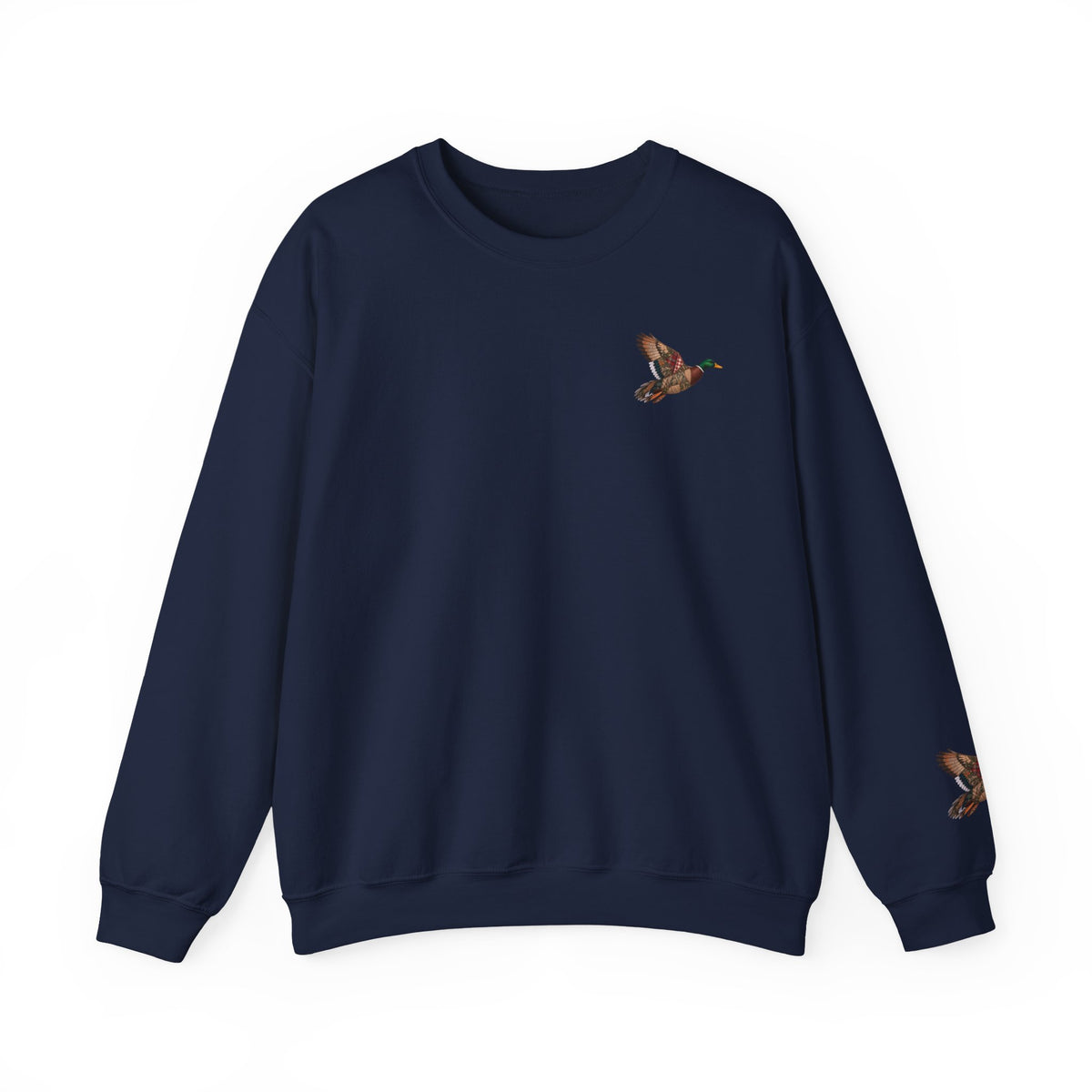 Faux Patchwork Mallard Duck Shirt, Duck Hunting Tee, Rustic Duck Hunter Gift