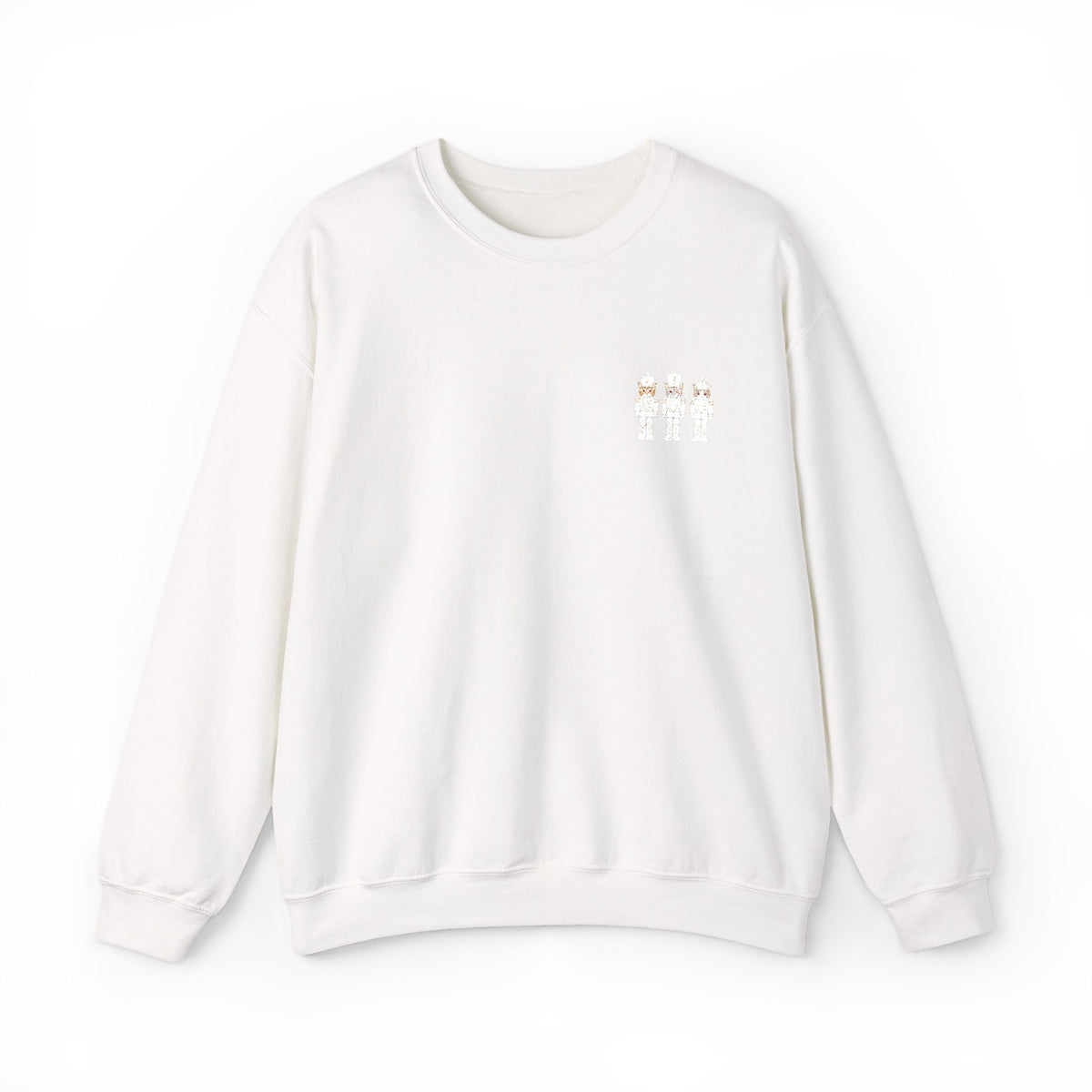 Nutcracker Cats Embroidered Sweatshirt | Christmas Cat Lover Gift