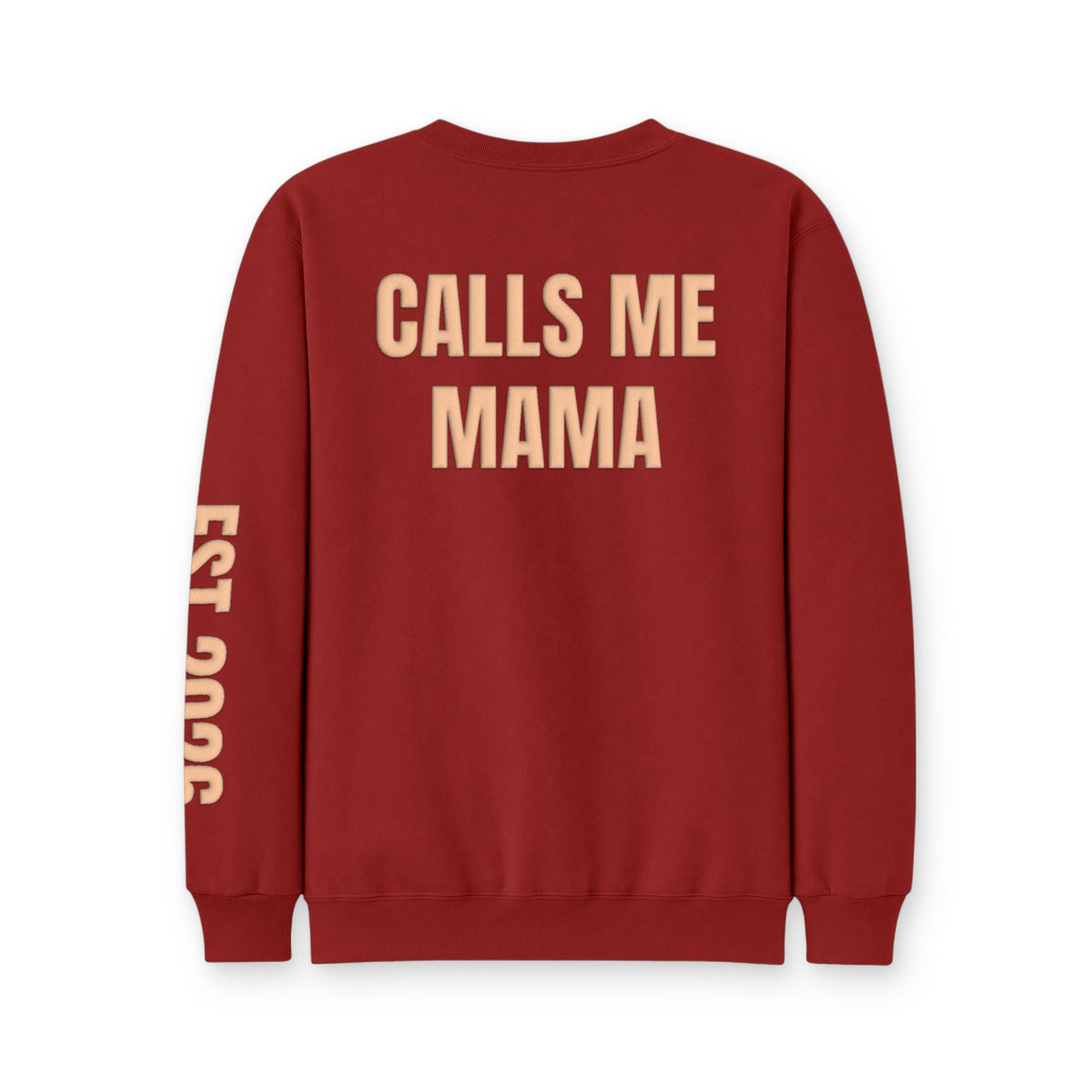 Personalized Hunting Mama Sweatshirt, My Favorite Hunting Buddy, Hunter Orange Puff Sweatshirt, Custom Hunting Mom Gift