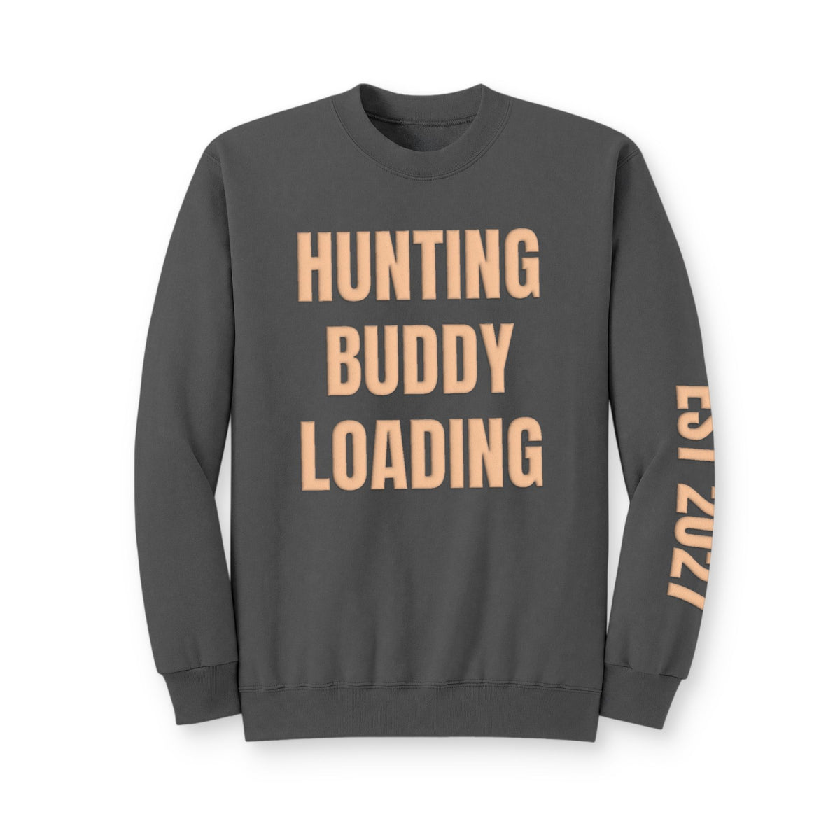 Personalized Hunting Mama Sweatshirt, Hunting Buddy Loading Shirt, Hunter Orange Puff Sweatshirt, Custom Mom Hunting Gift