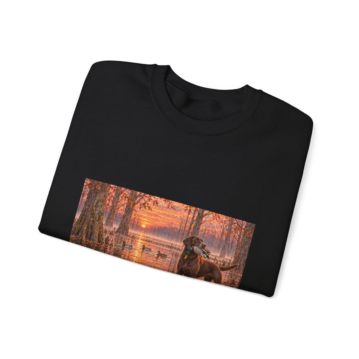 Moose at Sunset Crewneck Sweatshirt
