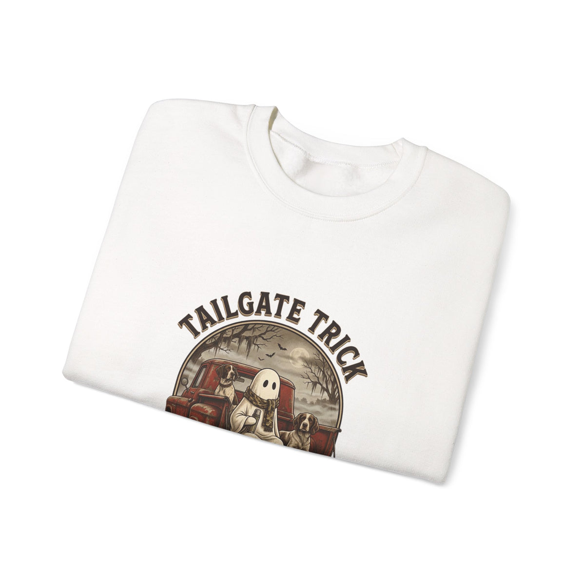 Tailgate Trick and Treat Sweatshirt | Spooky Hunting Halloween Tailgate