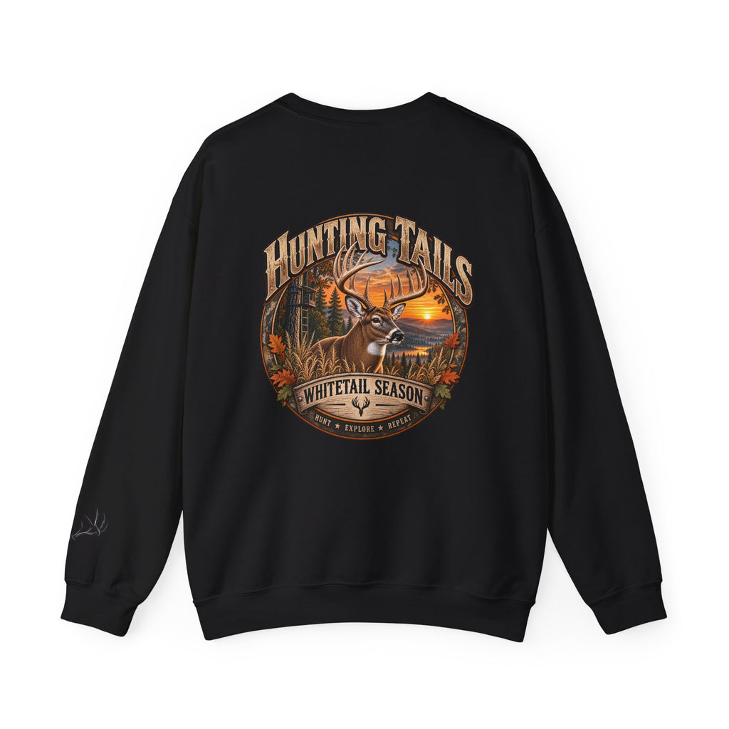 Whitetail Deer Hunting Sweatshirt – Buck Hunter Crewneck