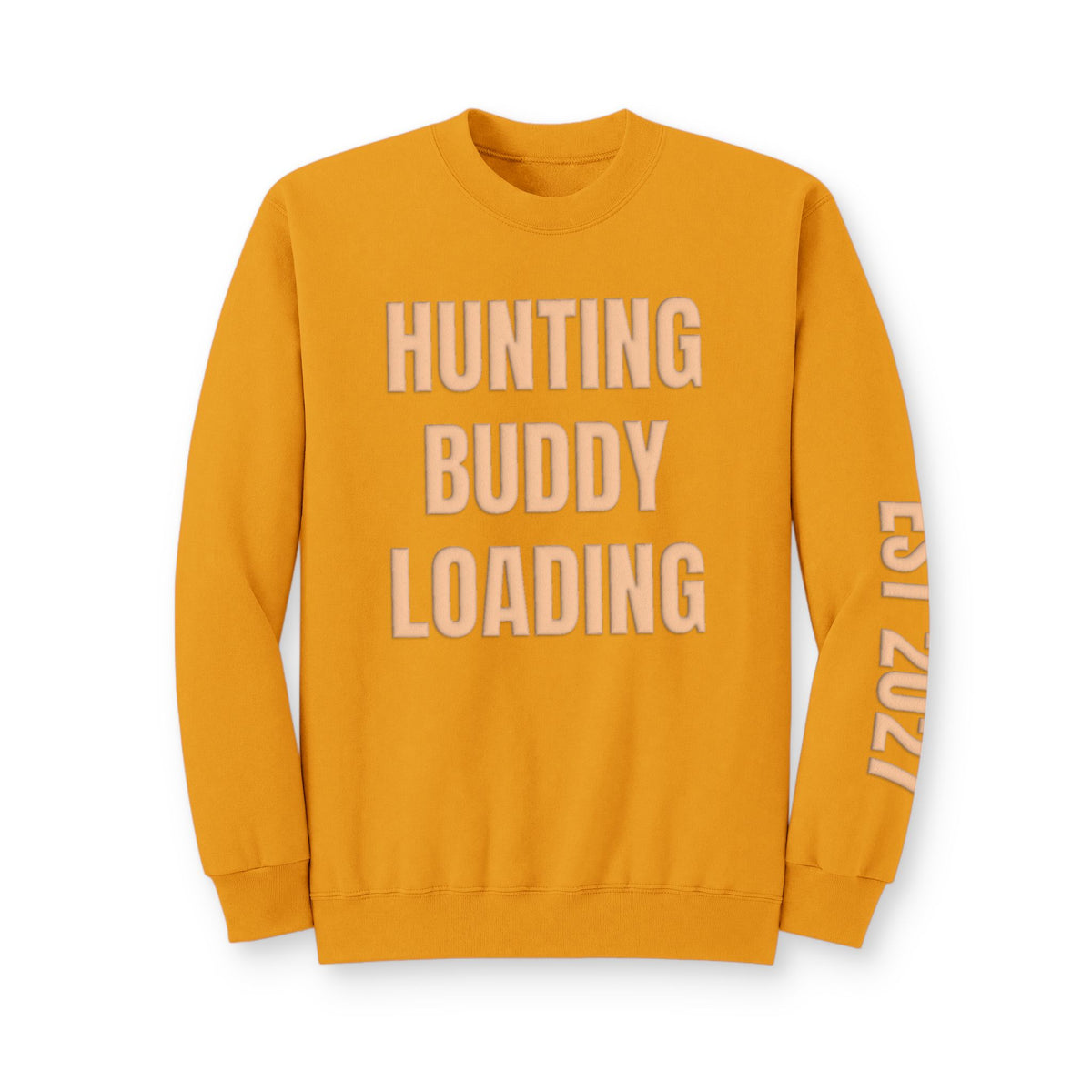 Personalized Hunting Mama Sweatshirt, Hunting Buddy Loading Shirt, Hunter Orange Puff Sweatshirt, Custom Mom Hunting Gift