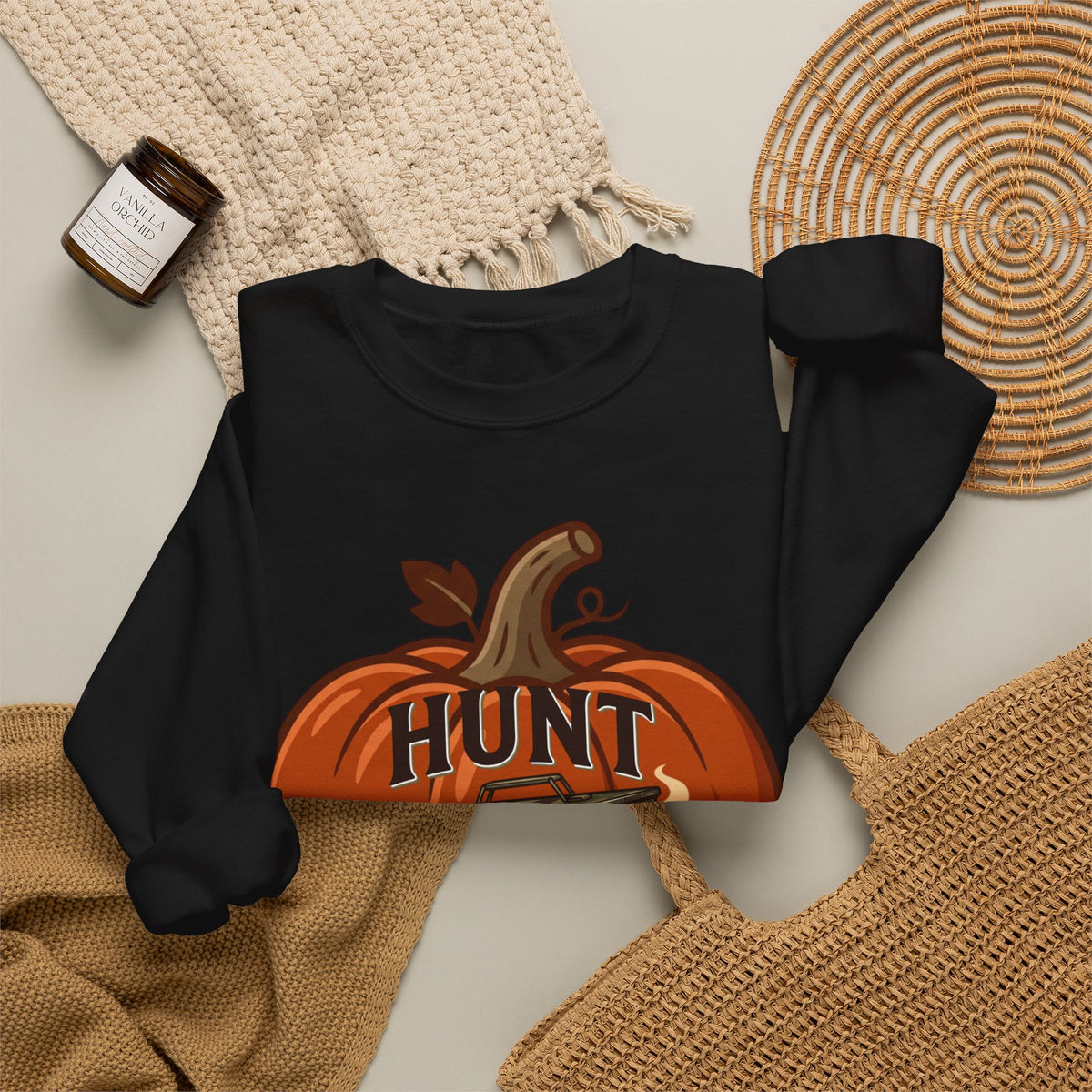 Hunt or Haunt Sweatshirt | Spooky Hunting, Halloween Pumpkin Camper
