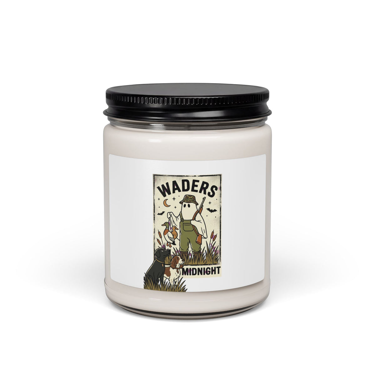 Waders Midnight Candle, Soy Jar | Spooky Hunting, Rustic Outdoors