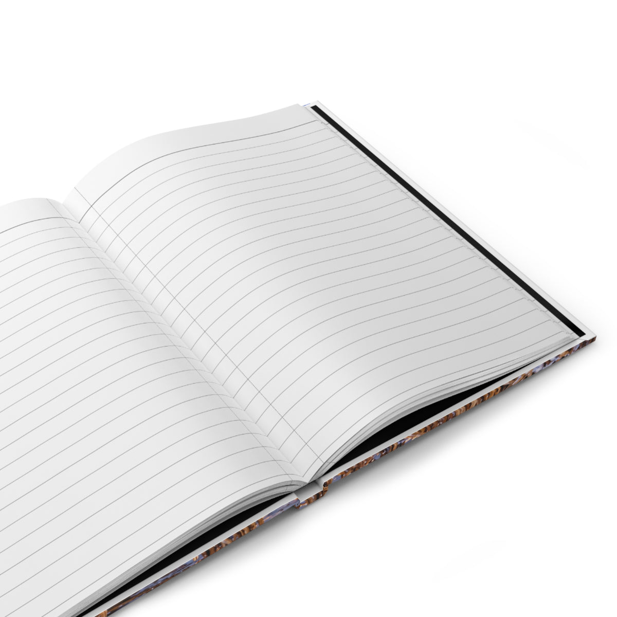 Brown Labrador Journal — Autumn Swamp Sunset Hardcover Lined Notebook