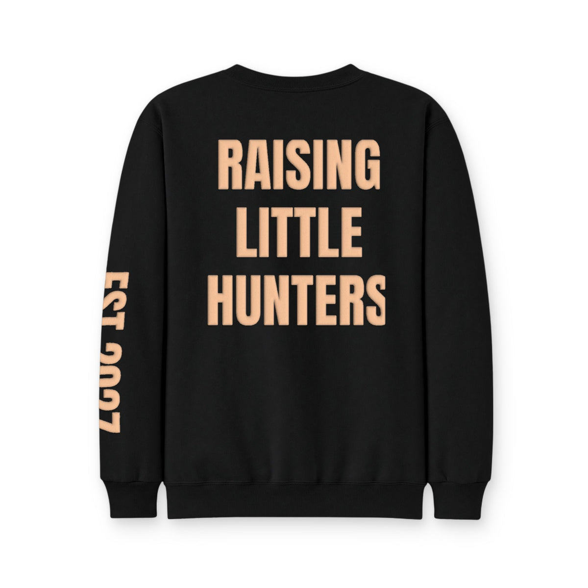 Personalized Hunting Mama Sweatshirt, Raising My Little Hunting Buddy Shirt, Hunter Orange Puff Sweatshirt, Custom Mom Hunting Gift