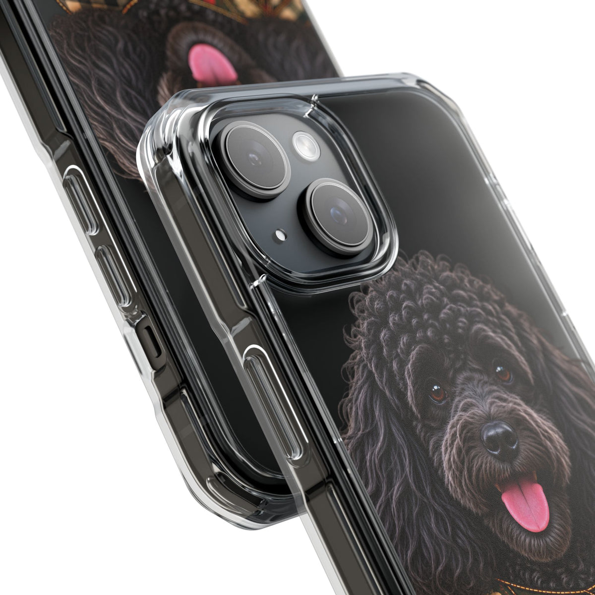 Clear Magnetic Phone Case — Poodle Personalized