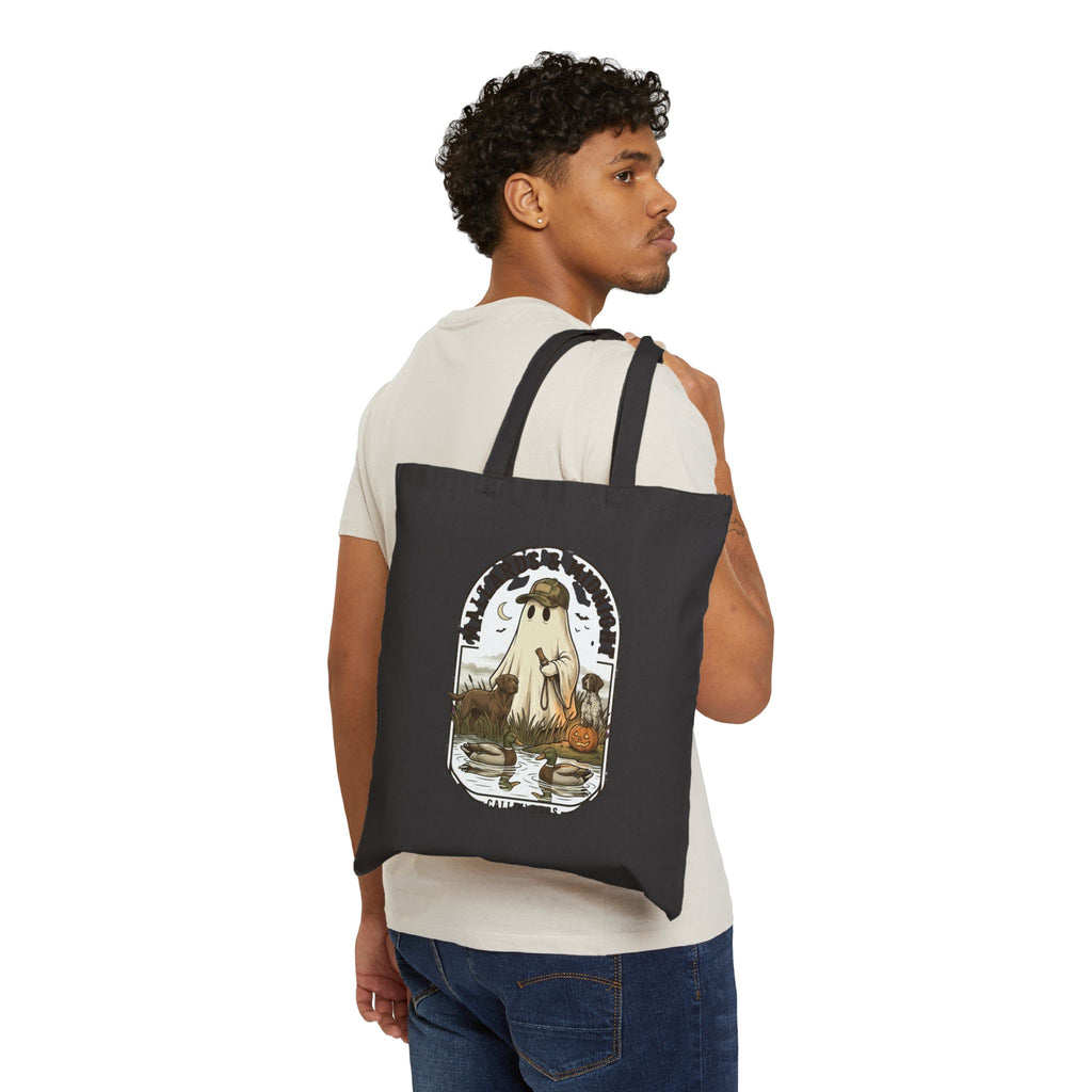 Mallards & Midnight Ghost Duck Tote | Spooky Hunting Halloween Tote