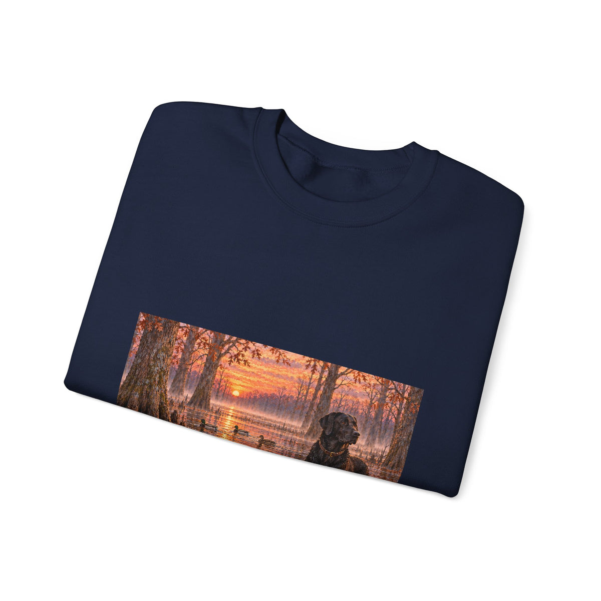 Dog Lake Sunset Crewneck Sweatshirt