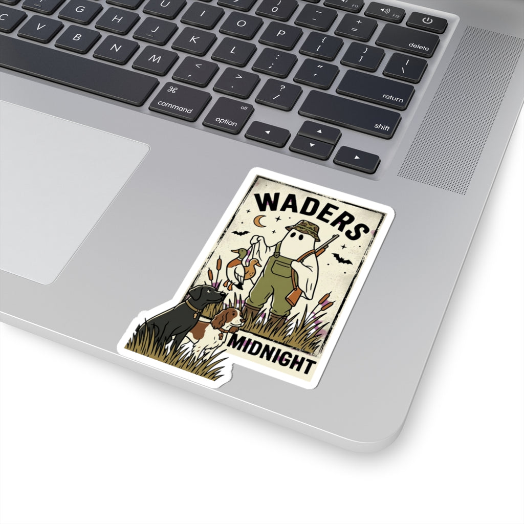 Ghost Hunter Waders Sticker | Spooky Hunting, Night Duck Hunting Vinyl