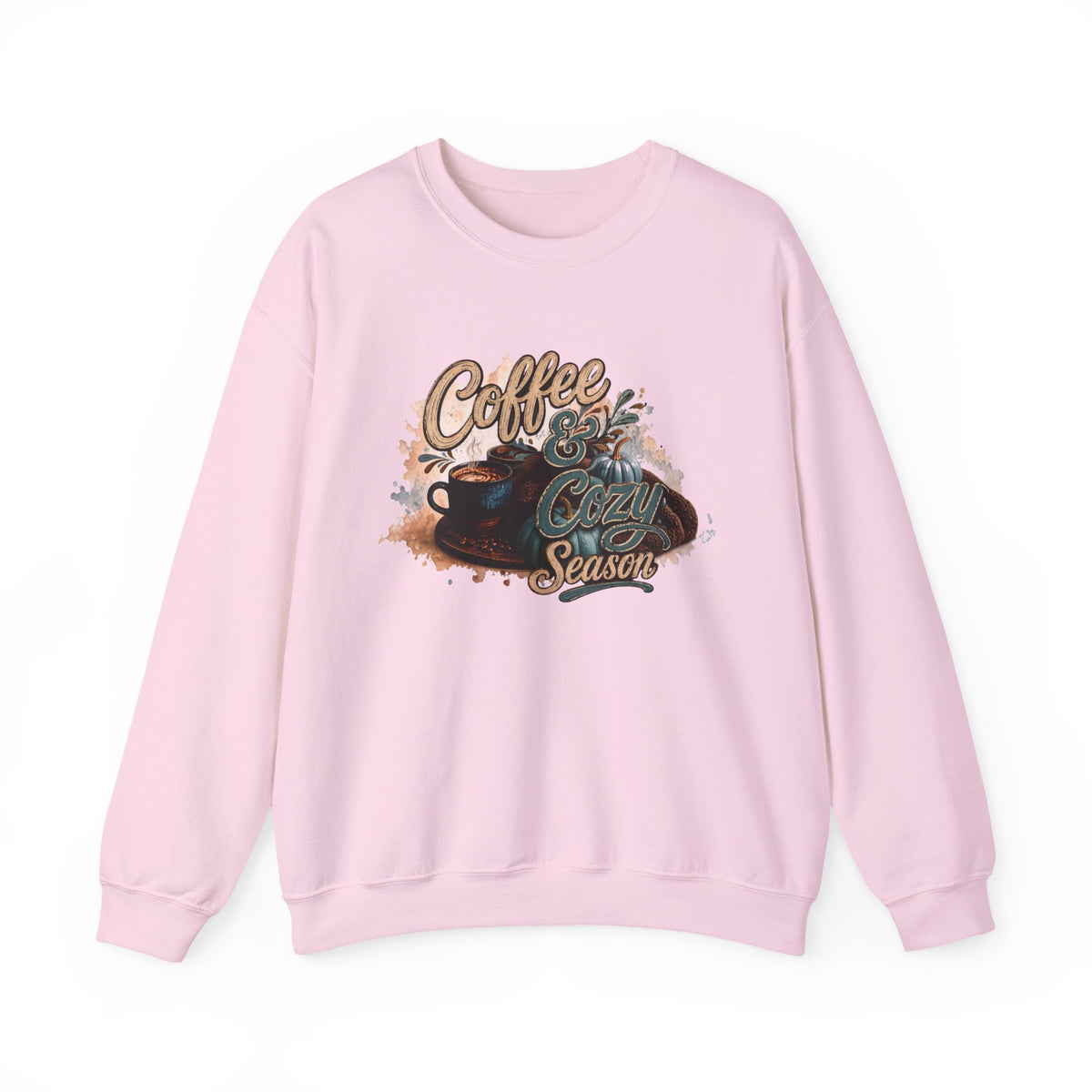 Coffee & Cozy Season Sweatshirt | Fall Coffee Lover Crewneck