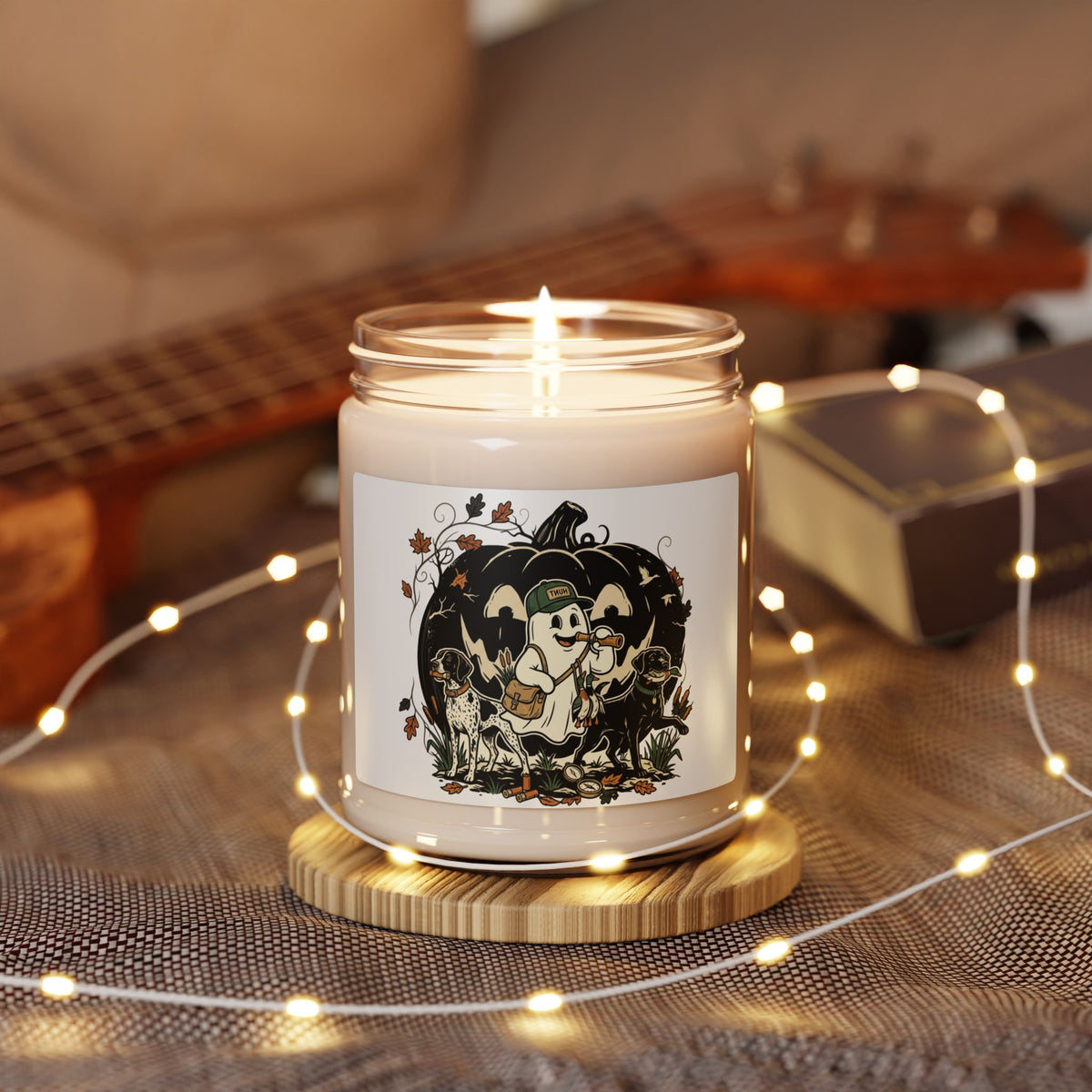 Mallards & Midnight ghost duck candle, Halloween spooky hunting Scented soy candle