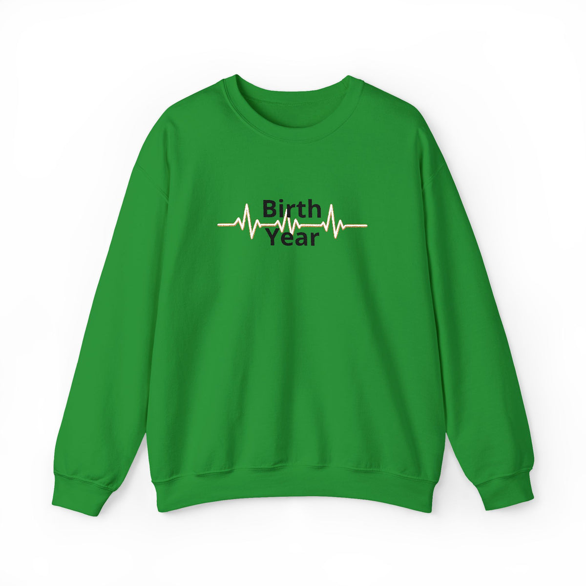 Birth Year Crewneck Sweatshirt — Personalized Retro Script Birthday Pullover