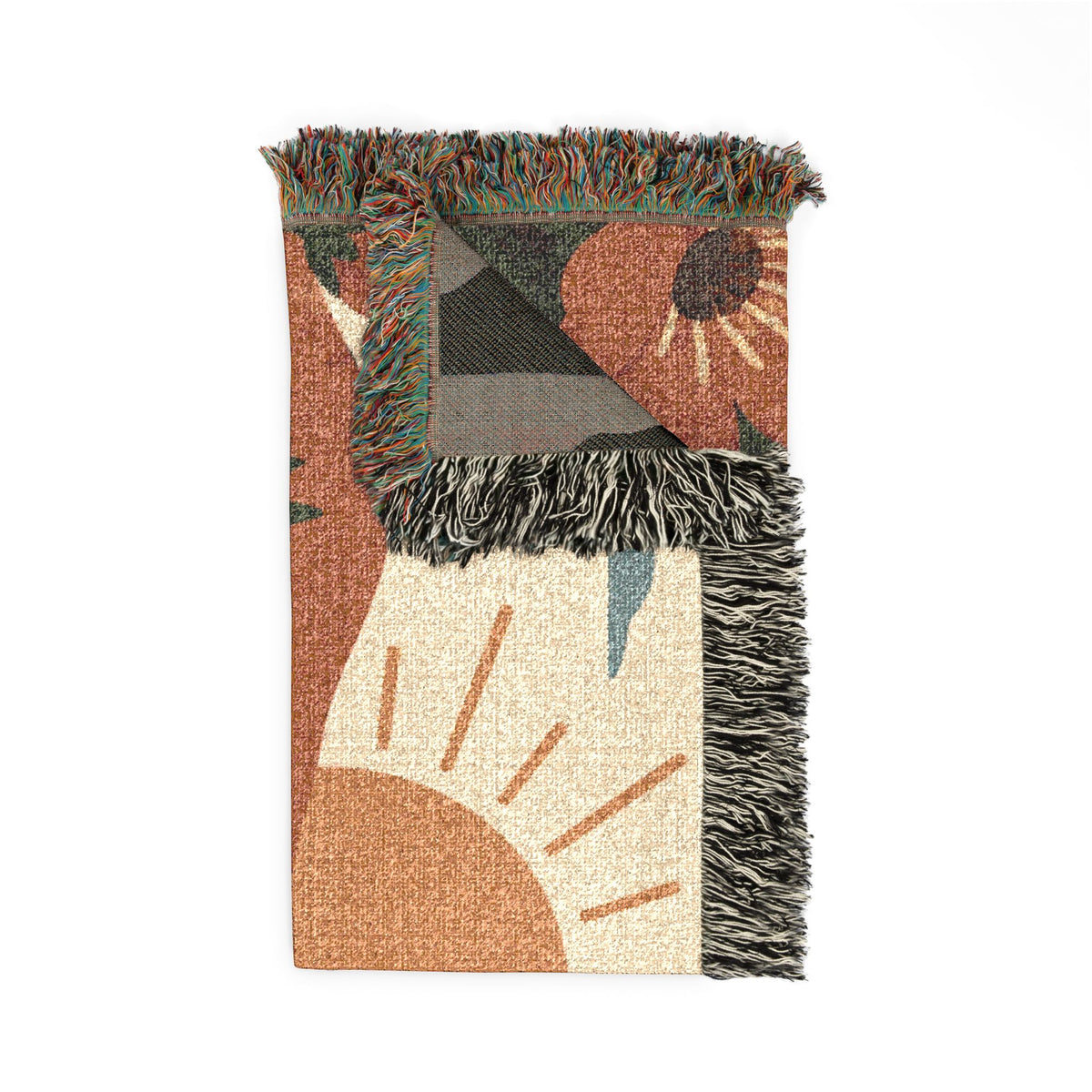 Floral Woven Throw/Blanket — Vintage Botanical Throw
