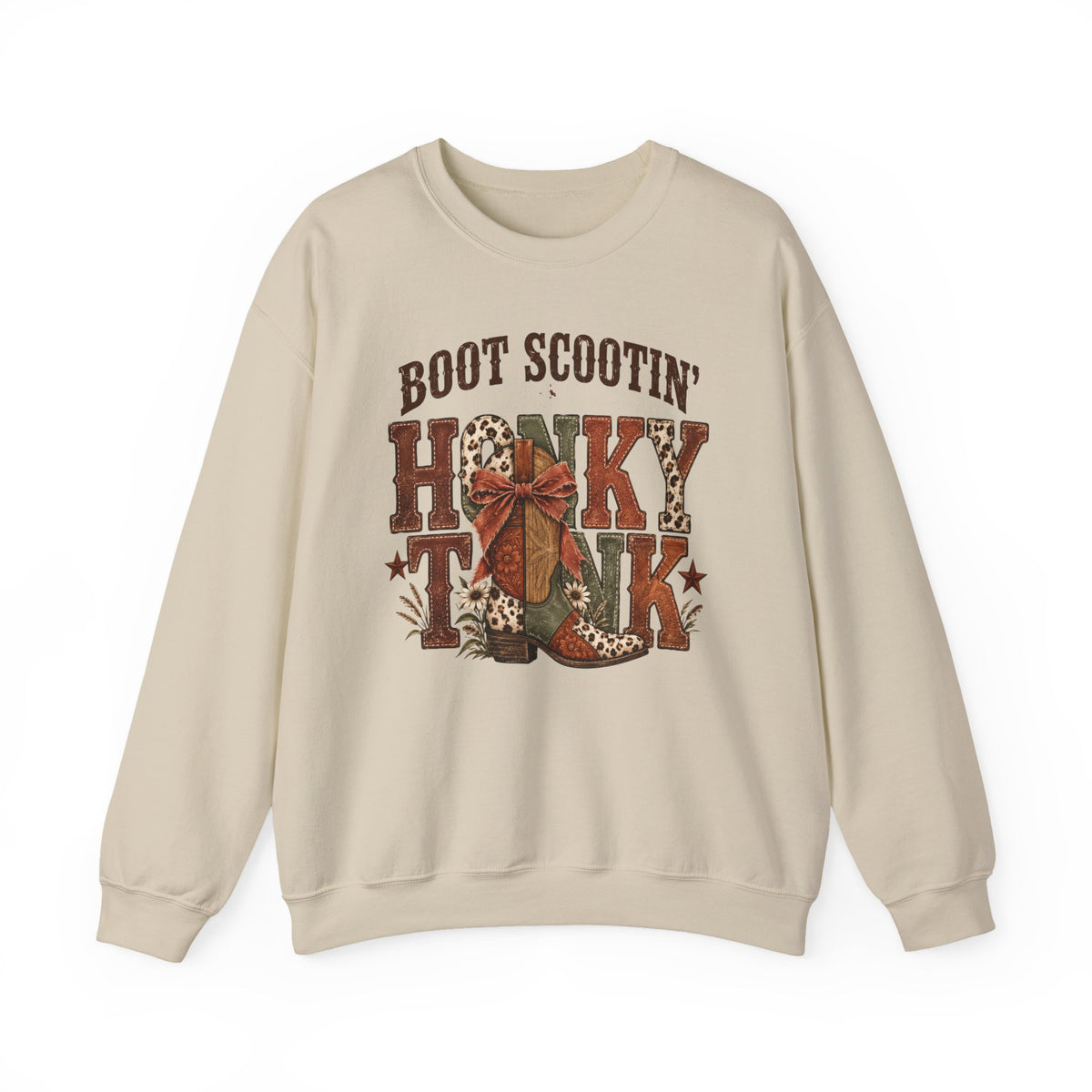 Boot Scootin' Cowboy Boot Sweatshirt | Country Western Graphic