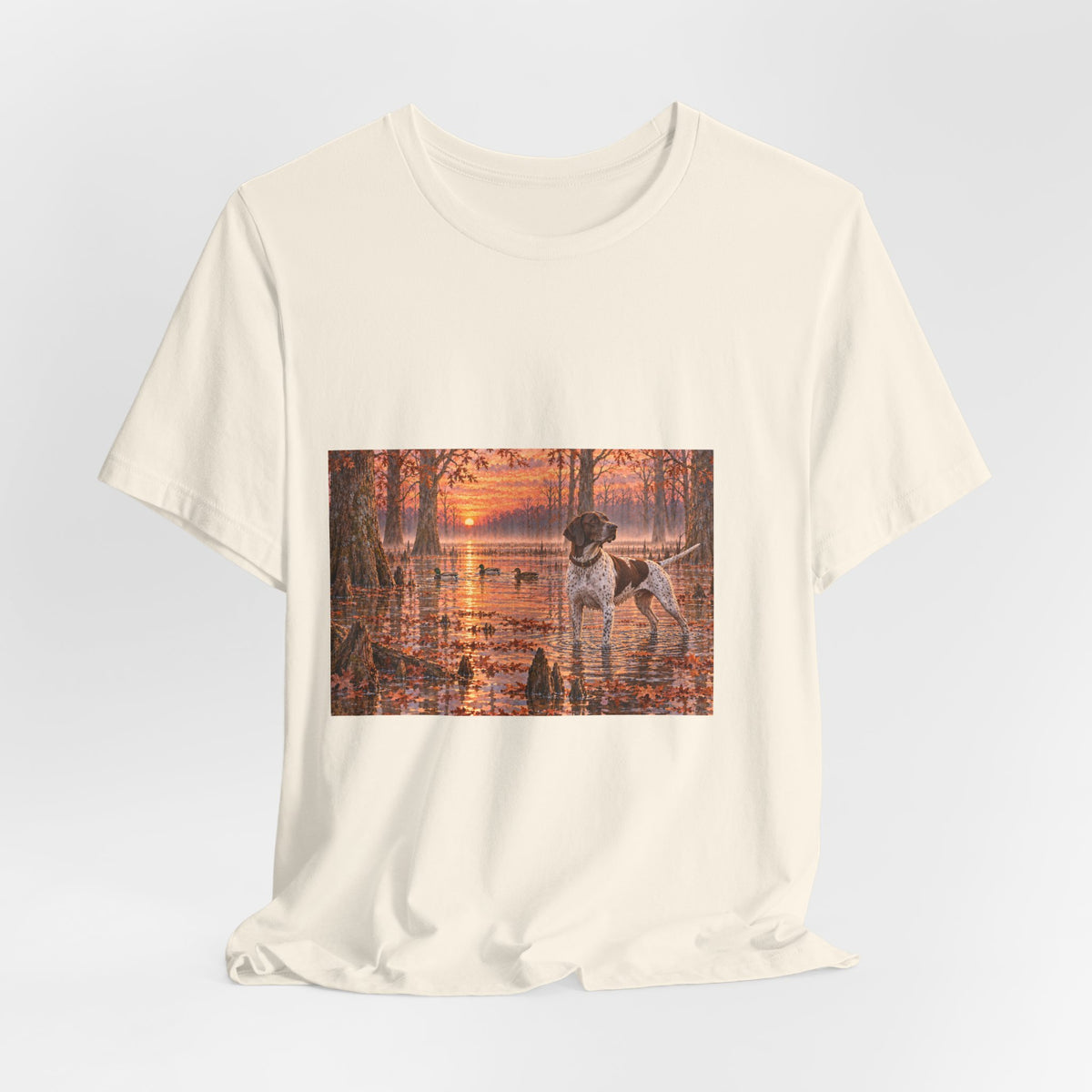 Cypress Swamp Sunrise Dog T-Shirt