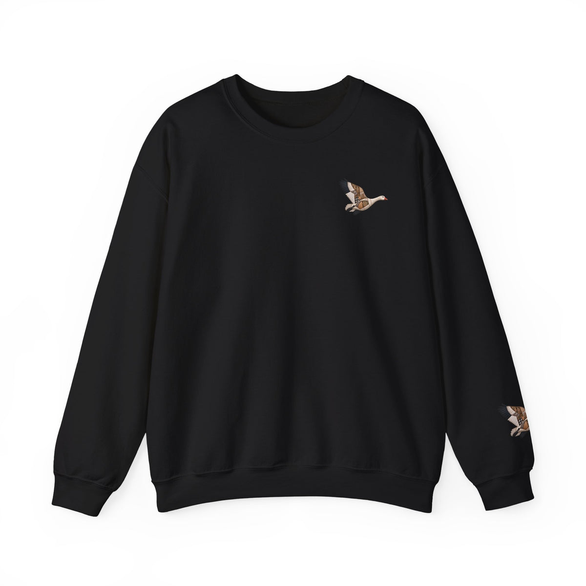 Faux Patchwork Snow Goose Shirt, Snow Geese Hunting Long Sleeve, Arkansas Waterfowl Hunter Gift