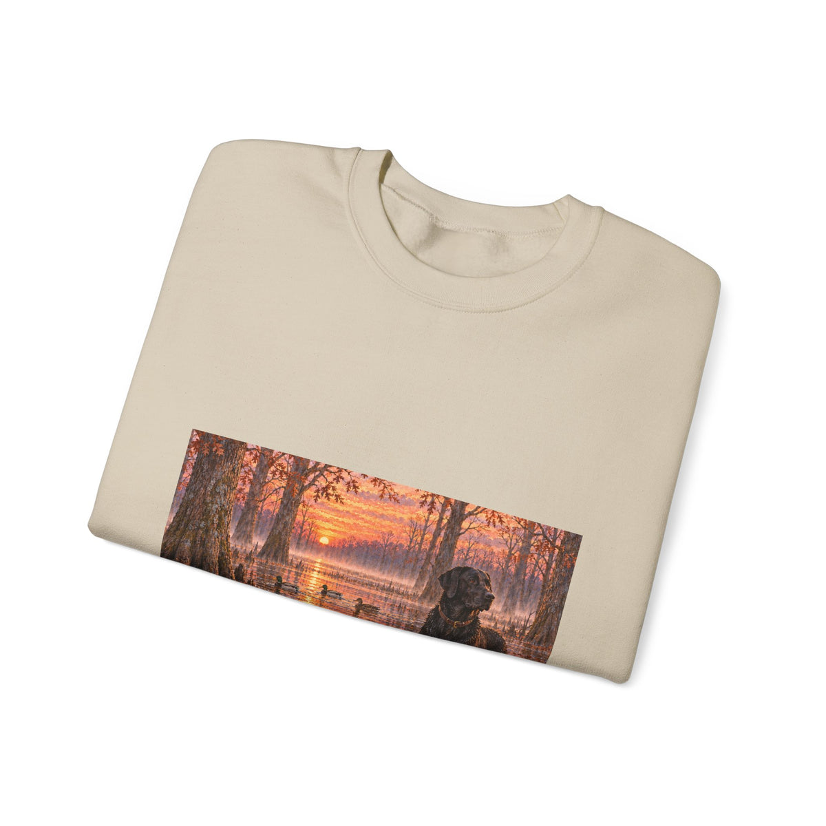 Dog Lake Sunset Crewneck Sweatshirt