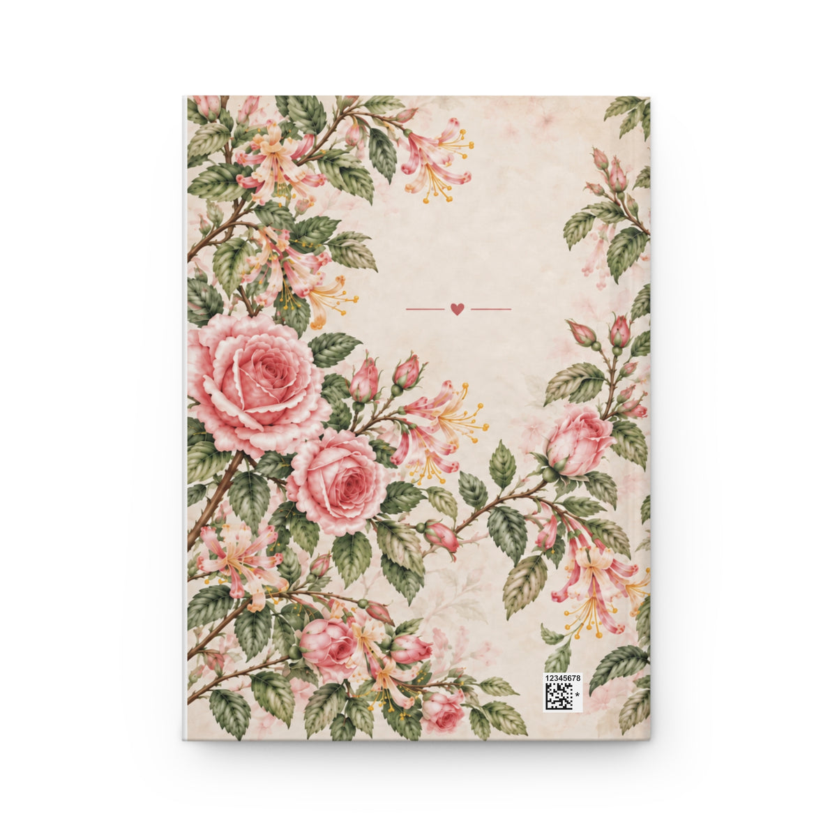 Personalized Cardinal Journal, Pink Rose Floral Notebook, Christian Prayer Journal, Isaiah 40:8, Custom Name Gift for Her