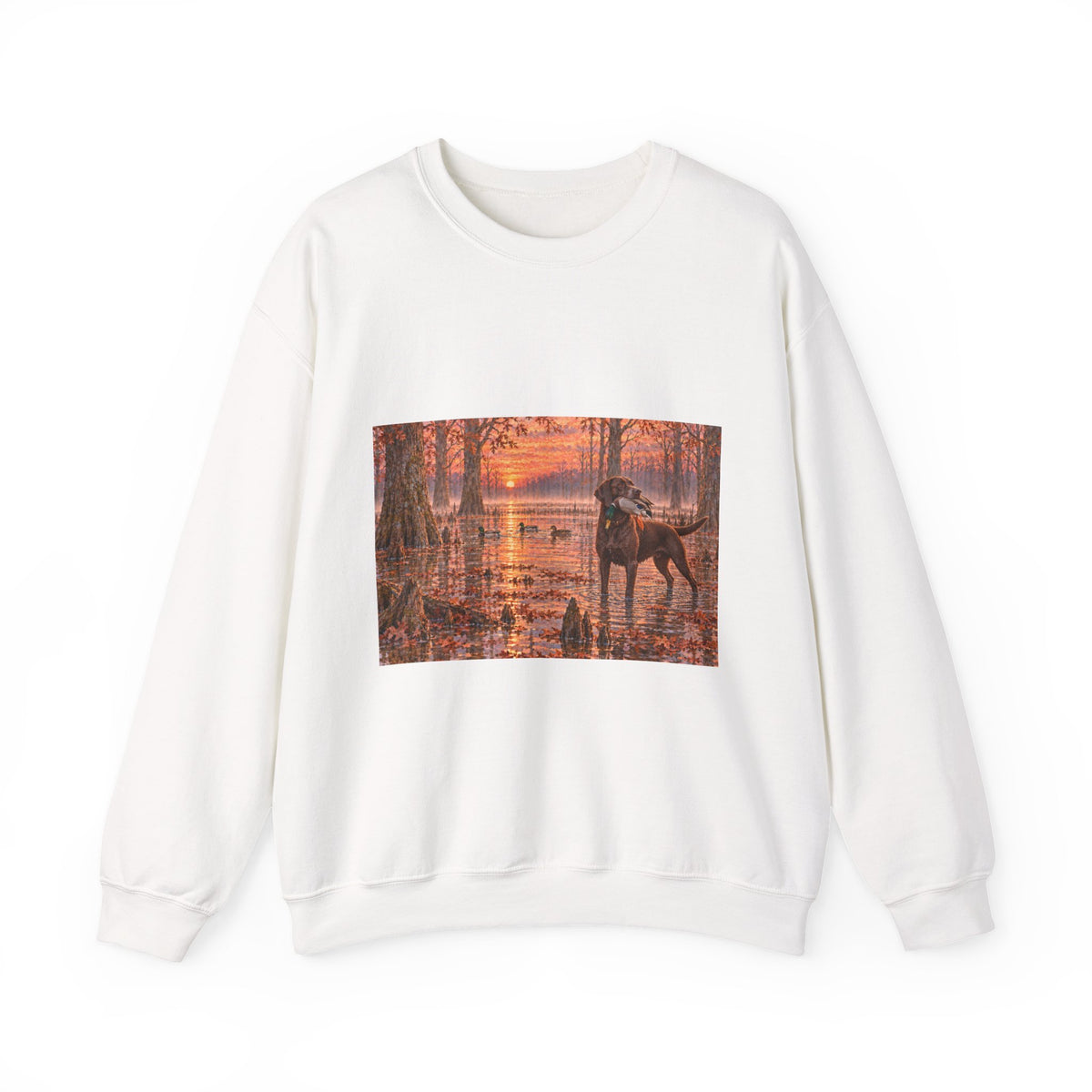 Moose at Sunset Crewneck Sweatshirt