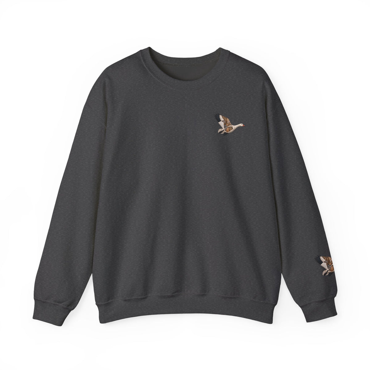 Faux Patchwork Snow Goose Shirt, Snow Geese Hunting Long Sleeve, Arkansas Waterfowl Hunter Gift