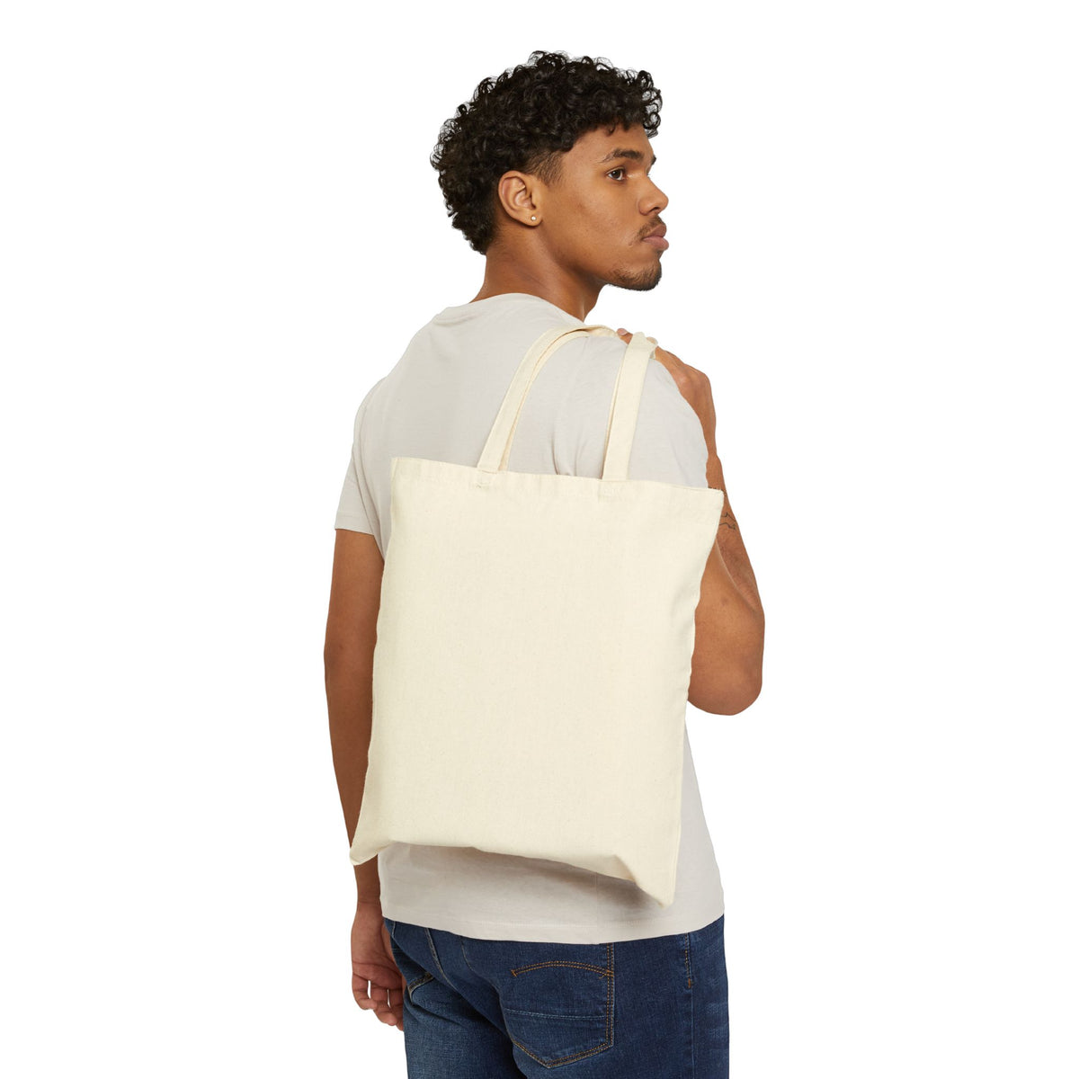 Retro Football Season Tote | Canvas Stadium Bag