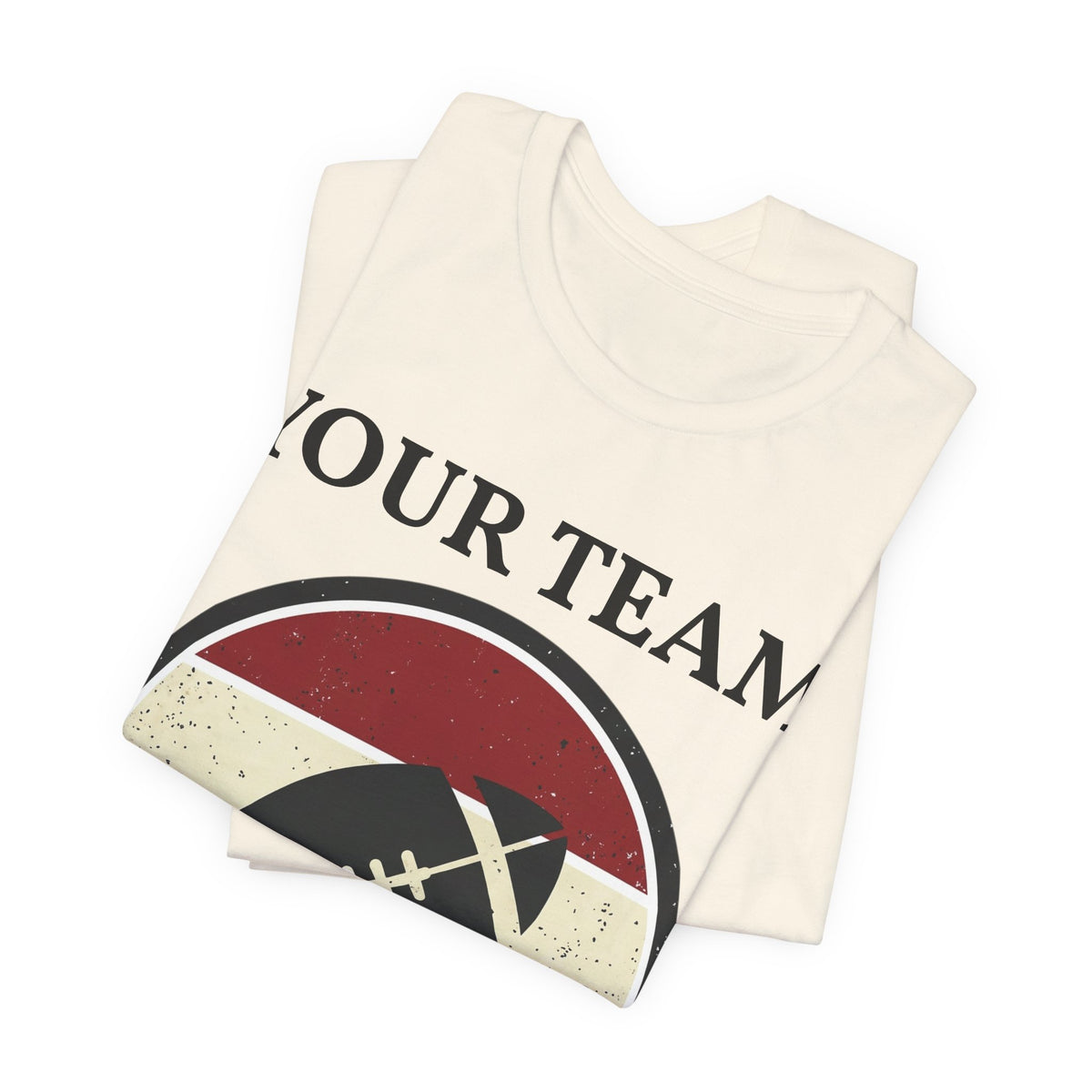 Retro Football Season Tee | Vintage Stripes Grunge Football Shirt