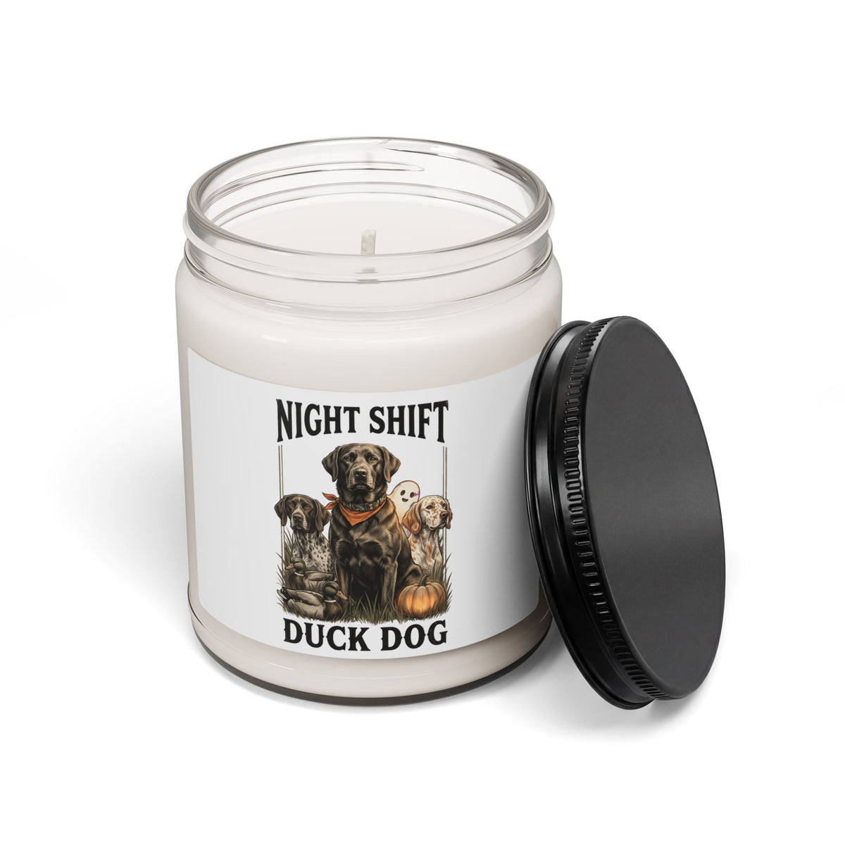 Night Shift Duck Dog Candle | Spooky Hunting, Fall Soy 9oz
