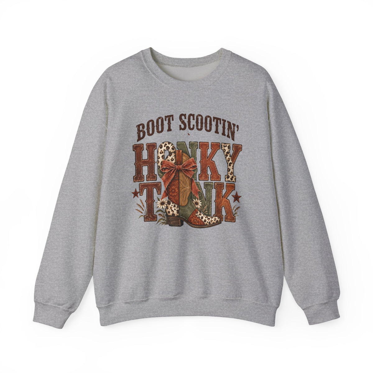 Boot Scootin' Cowboy Boot Sweatshirt | Country Western Graphic