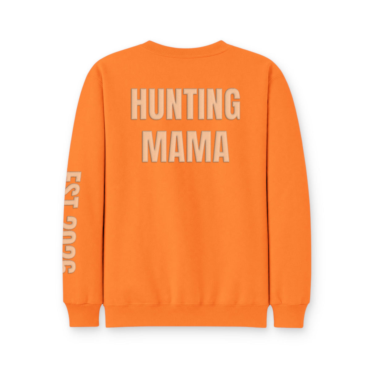 Personalized Hunting Mama Sweatshirt, Good Times Wild Memories, Hunter Orange Puff Sweatshirt, Custom Hunting Mom Gift