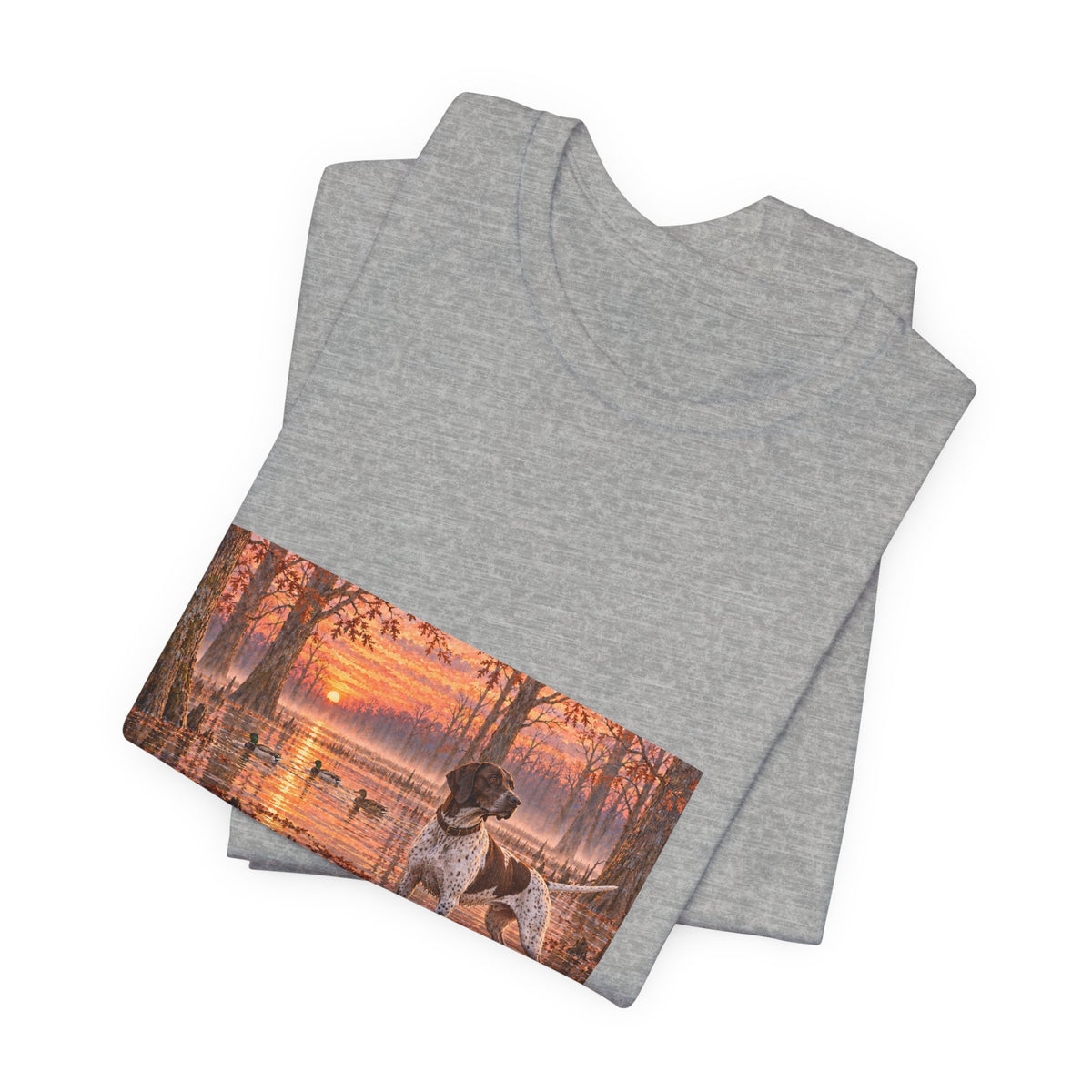 Cypress Swamp Sunrise Dog T-Shirt