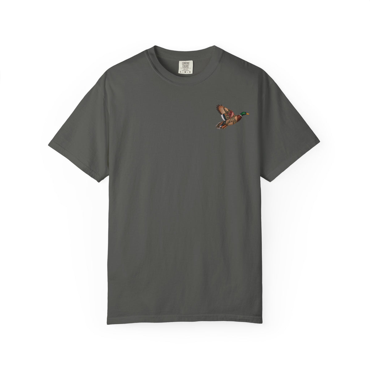 Faux Patchwork Mallard Duck Shirt, Duck Hunting Tee, Rustic Duck Hunter Gift